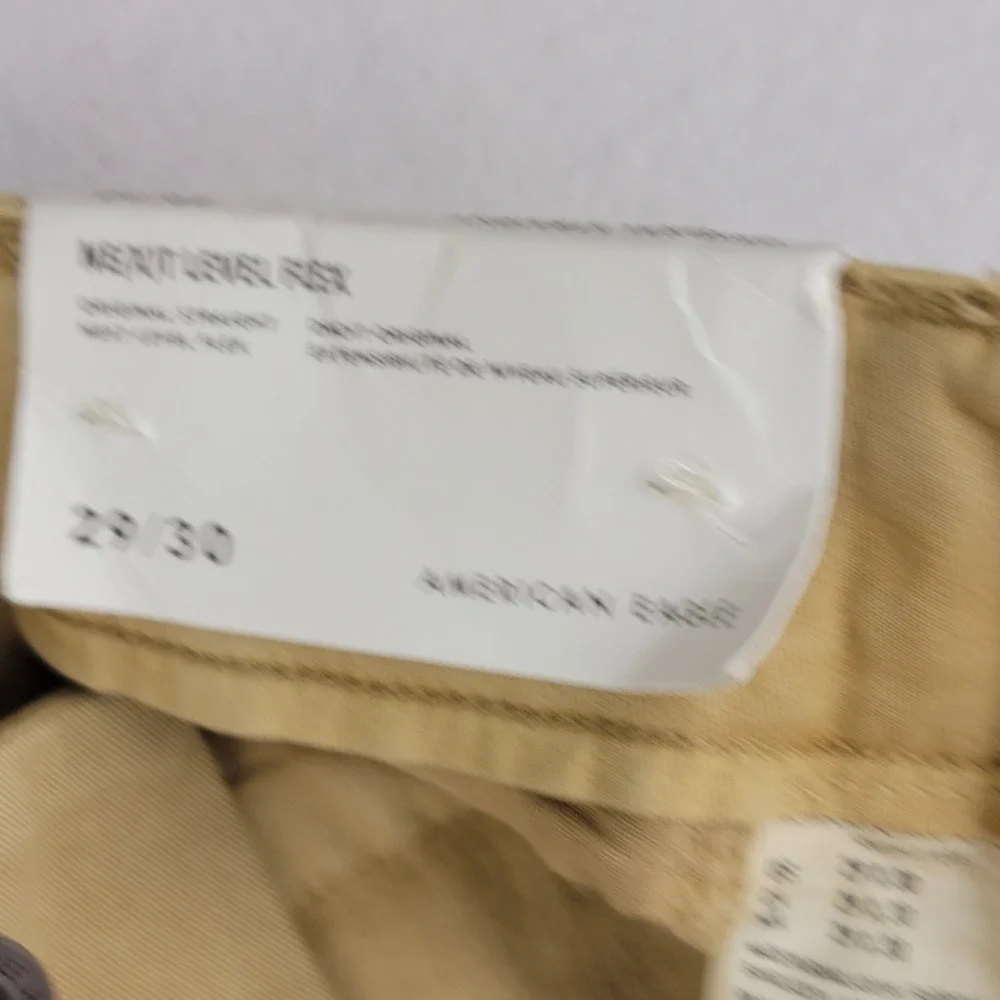 American Eagle Mens Ne(x)t Level Flex Original Straight Khaki Chino Pants 29x30